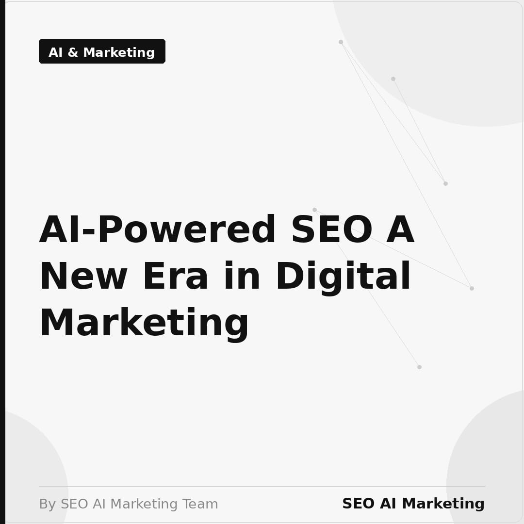 ai powered seo a new era in digital marketing square banner