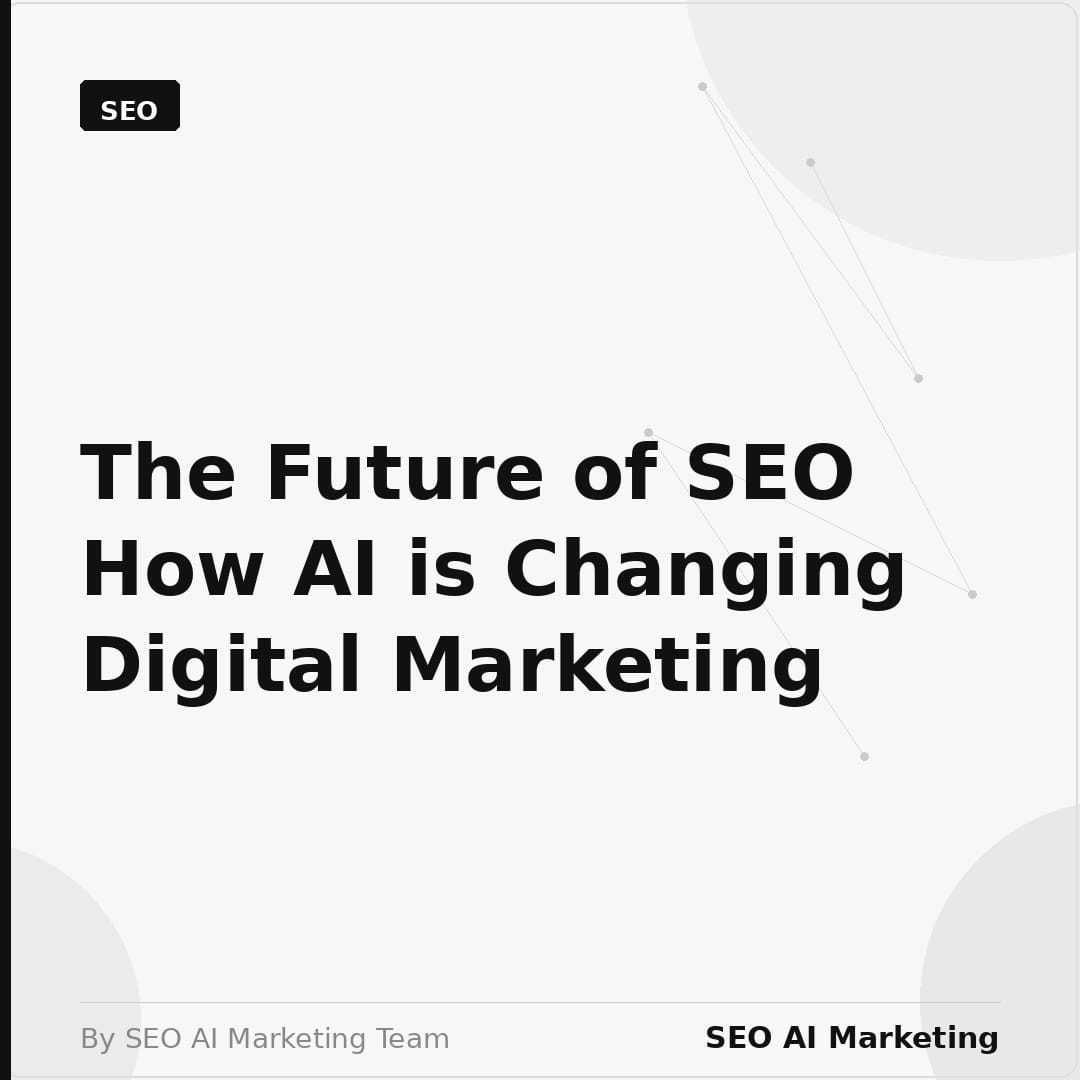 the future of seo how ai is changing digital marketing square banner